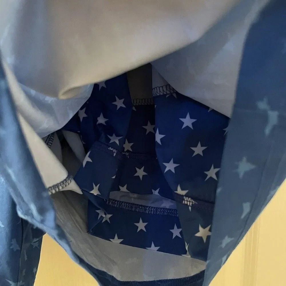 Chubbies Fighter Jets Planes Swim Trunks Board Shorts Red White Blue Men's 2XL
